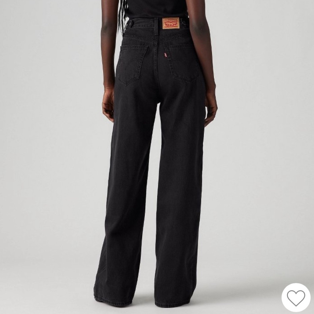 Levi’s high rise cinch baggy jeans